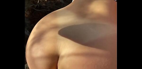 Sex near the nude beach and public facial KleoModel